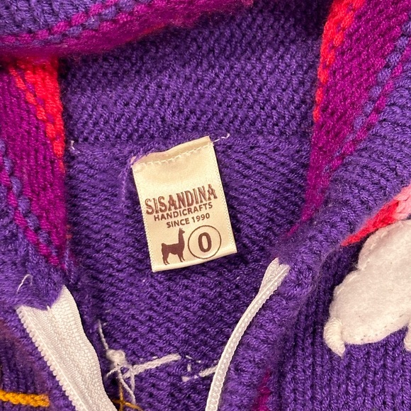 Susandina zip-up sweater toddler size 0 - Picture 2 of 3